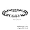 Men's Widefaced Stainless Steel Strap Gold Fashion Bracelet