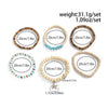 Men's Wood Coconut Shell Beaded Electroplated Bracelet Set Hiphop Trendy Highend