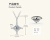 Mermaid Tear Necklace 925 Sterling Silver Geometric Fishing Line Chain Gold Plated Women's