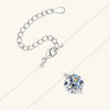 Mermaid Tear Necklace 925 Sterling Silver Geometric Fishing Line Chain Gold Plated Women's