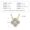 Mermaid Tears Necklace Moissanite Clavicle Chain S925 Sterling Silver Geometric Style
