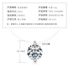 Mermaid Tears Necklace Moissanite Clavicle Chain S925 Sterling Silver Geometric Style