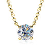 Mermaid Tears Necklace Moissanite Clavicle Chain S925 Sterling Silver Geometric Style