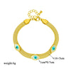 Mesh Titanium Steel Oval Eye Geometric Style Electroplated Unisex All Match Bracelet Accessories