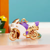 Metal Airplane Cute Style Keychain For Women