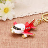 Metal Airplane Cute Style Keychain For Women