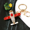 Metal Airplane Cute Style Keychain For Women