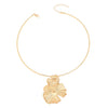 Metal Alloy Geometric Pleated Style Electroplating Earrings And Necklace Accessories For Women
