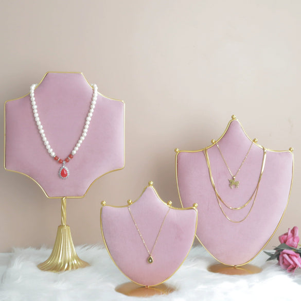 Metal And Super Fiber Splicing Creative Jewelry Rack With Highend Feel For Ring Necklace Bracelet Pendant