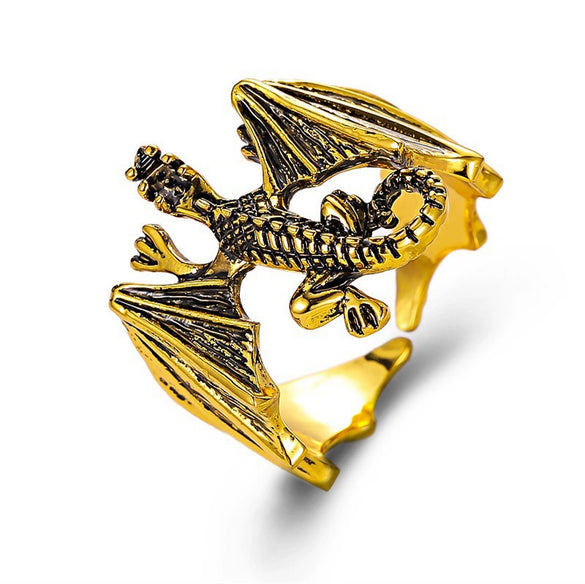 Metal Animal Ring For Women Retro Fashion Electroplating