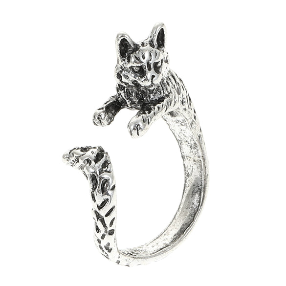 Metal Animal Ring For Women Retro Fashion Electroplating