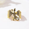 Metal Animal Ring For Women Retro Fashion Electroplating