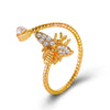 Metal Animal Ring For Women Retro Fashion Electroplating