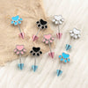 Metal Animal Zodiac Electroplated Cat Claw Cartilage Piercing Jewelry