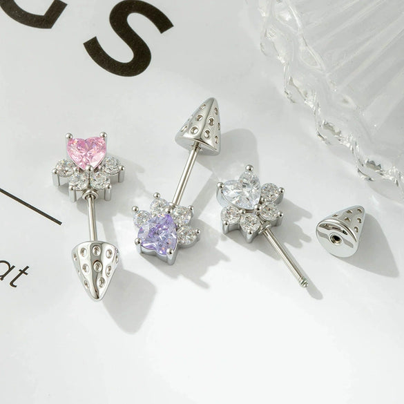 Metal Animal Zodiac Style Electroplated Personality Piercing Jewelry For Women
