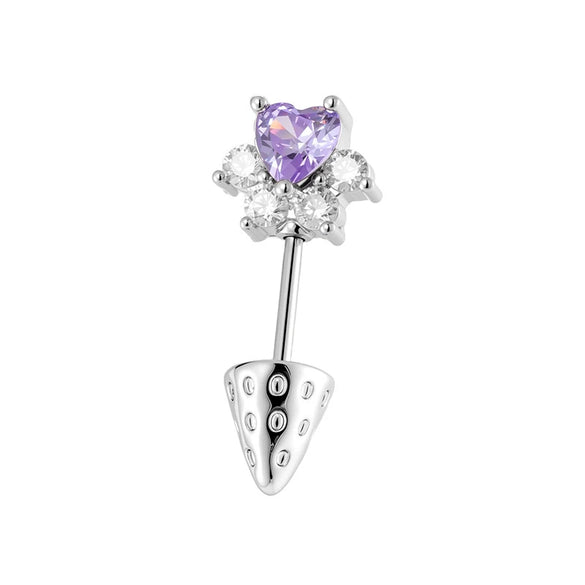 Metal Animal Zodiac Style Electroplated Personality Piercing Jewelry For Women