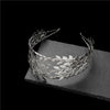 Metal Baroque Leaf Hair Accessories For Women With Electroplating Design