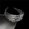 Metal Baroque Leaf Hair Accessories For Women With Electroplating Design