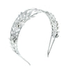 Metal Baroque Leaf Hair Accessories For Women With Electroplating Design