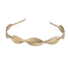 Metal Baroque Tree Leaf Headband For Women Electroplated Hair Accessories