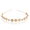 Metal Baroque Tree Leaf Headband For Women Electroplated Hair Accessories