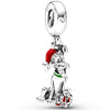Metal Bead Bracelet With Hot Air Balloon Pendant Electroplating Totem Pattern Cute Fashion Cartoon Style