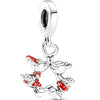 Metal Bead Bracelet With Hot Air Balloon Pendant Electroplating Totem Pattern Cute Fashion Cartoon Style