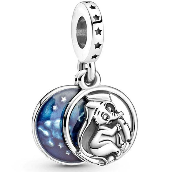 Metal Bead Bracelet With Hot Air Balloon Pendant Electroplating Totem Pattern Cute Fashion Cartoon Style