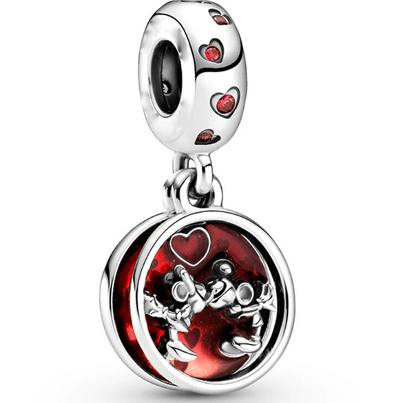 Metal Bead Bracelet With Hot Air Balloon Pendant Electroplating Totem Pattern Cute Fashion Cartoon Style