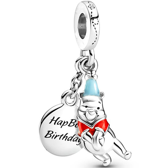 Metal Bead Bracelet With Hot Air Balloon Pendant Electroplating Totem Pattern Cute Fashion Cartoon Style
