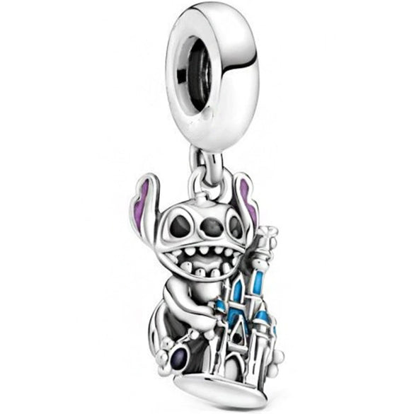 Metal Bead Bracelet With Hot Air Balloon Pendant Electroplating Totem Pattern Cute Fashion Cartoon Style