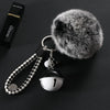 Metal Bell Braided Rope Girl Cute Creative Keychain Schoolbag Pendant