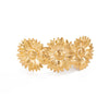 Metal Bow And Sunflower Pattern Arm Bracelet With Electroplating