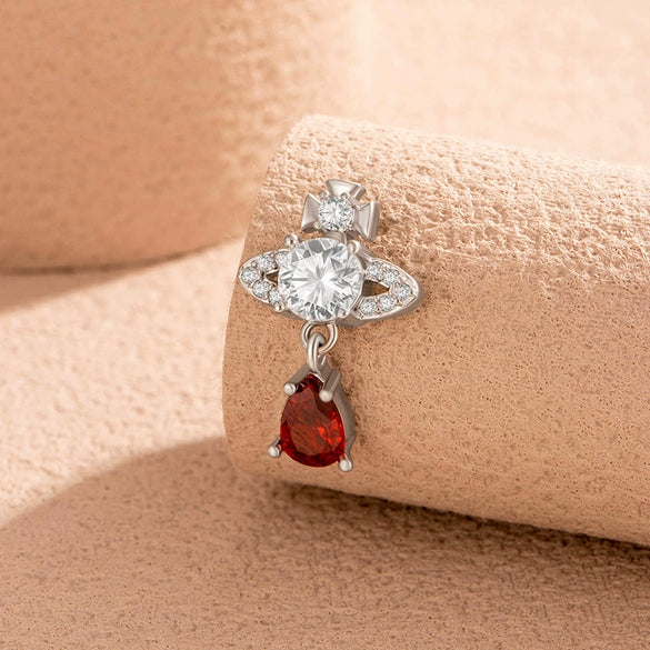 Metal Bow Pattern Electroplated Girls' Earrings
