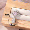 Metal Bow Pattern Electroplated Girls' Earrings