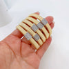 Metal Bracelet Fashion Style Copper Electroplated 18K Gold Geometric Jewelry