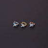 Metal Butterfly Electroplated Women's Fashion Piercing Earrings