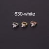 Metal Butterfly Electroplated Women's Fashion Piercing Earrings