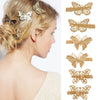 Metal Butterfly Hairpin Electroplated Women's Retro Creative Hair Accessories