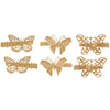 Metal Butterfly Hairpin Electroplated Women's Retro Creative Hair Accessories