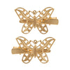 Metal Butterfly Hairpin Electroplated Women's Retro Creative Hair Accessories
