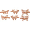 Metal Butterfly Hairpin Electroplated Women's Retro Creative Hair Accessories