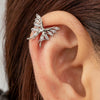 Metal Butterfly Titanium Steel Electroplated Geometric Women's Earrings