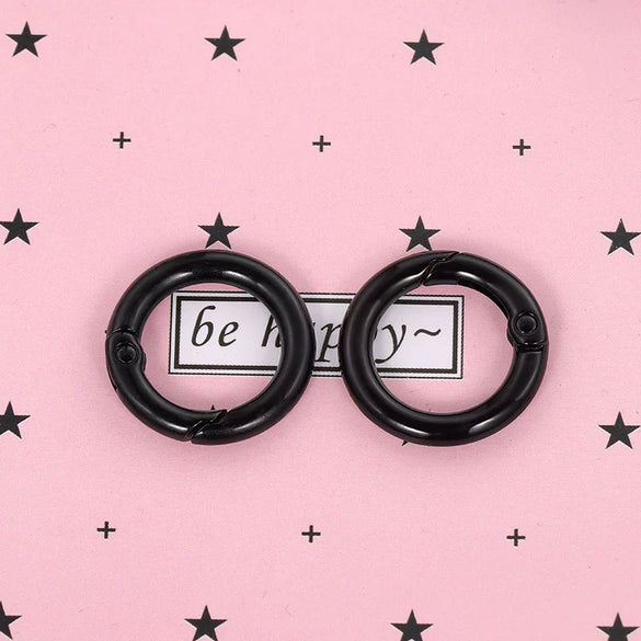 Metal Candy Color Paint Door Buckle Spring Ring Bag Chain Buckle Key Chain Accessories