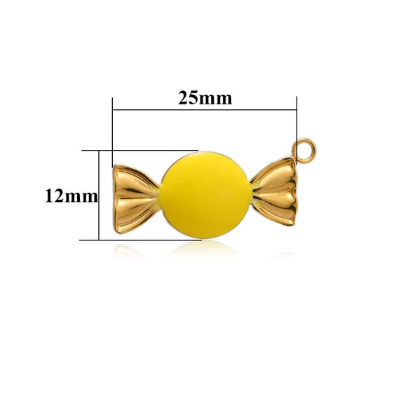 Metal Candyshaped Oildrip Pendant Jewelry Accessory