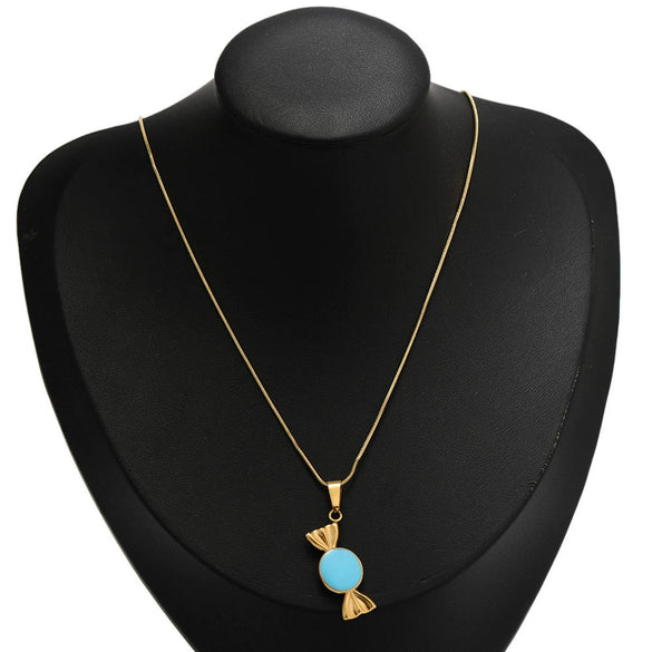 Metal Candyshaped Oildrip Pendant Jewelry Accessory
