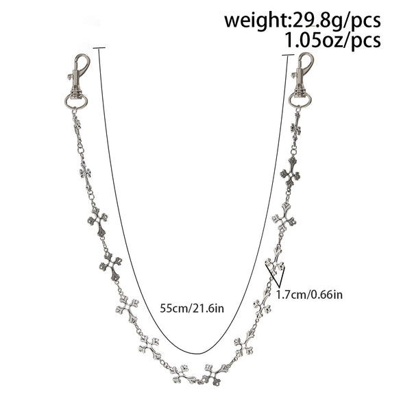 Metal Chain Men's Hiphop Waist Chain Accessories