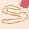 Metal Chain Mobile Phone Slung Chain With Clip Antifall Mobile Phone Lanyard Unisex Electroplating