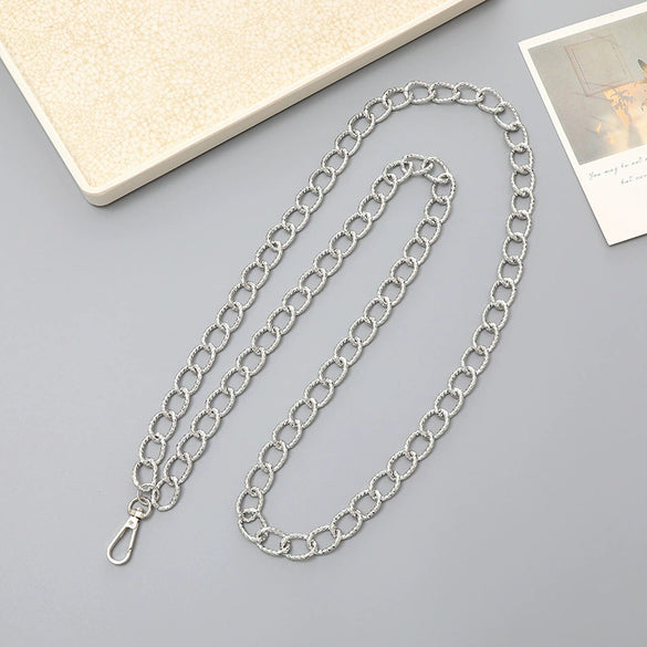 Metal Chain Mobile Phone Slung Chain With Clip Antifall Mobile Phone Lanyard Unisex Electroplating