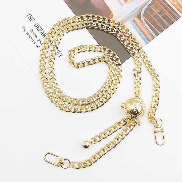 Metal Chain Mobile Phone Slung Chain With Clip Antifall Mobile Phone Lanyard Unisex Electroplating